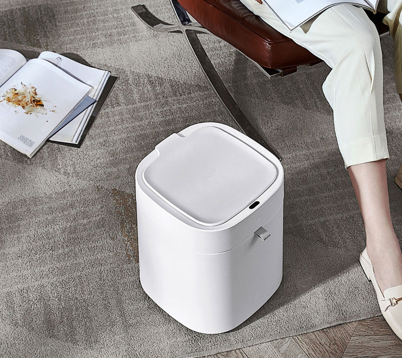 Townew T02A WHITE 3.5 Gallon Smart Trash Can — View 10