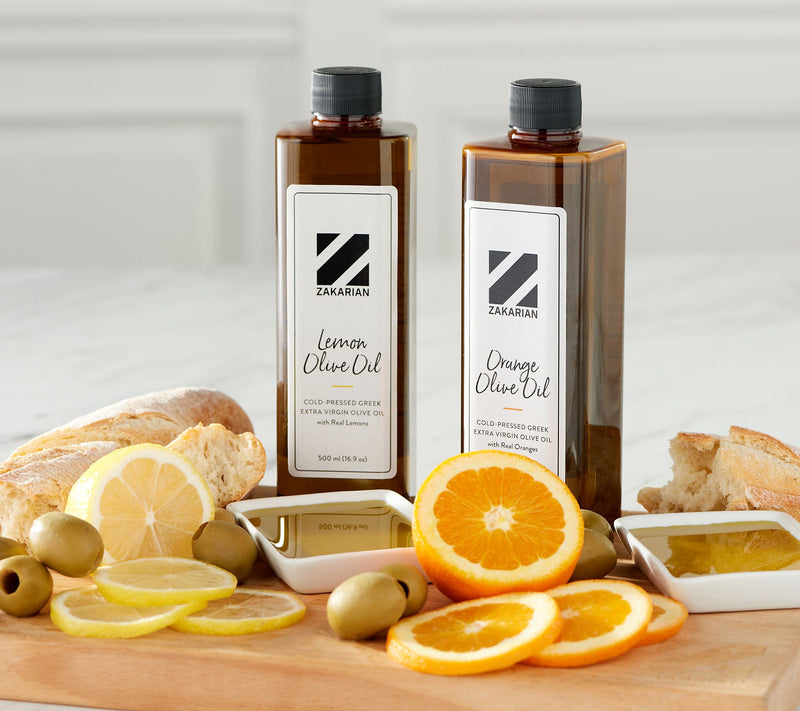 Geoffrey Zakarian Set of 2 500mL Orange & Lemon Olive Oils — Main view