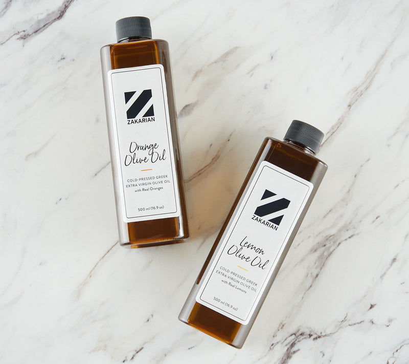 Geoffrey Zakarian Set of 2 500mL Orange & Lemon Olive Oils — View 2