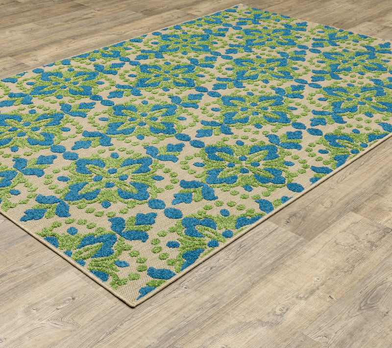 Ultimate Innovations California Villa 7'x10' In/Outdoor Rug — View 10