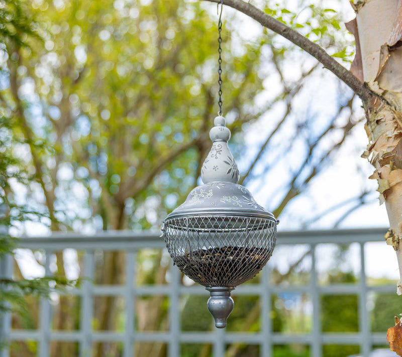 Temp-tations Outdoor Centertaining 12" Resin/Metal Bird Feeder — View 7