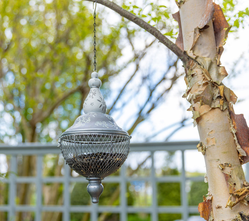 Temp-tations Outdoor Centertaining 12" Resin/Metal Bird Feeder — View 9