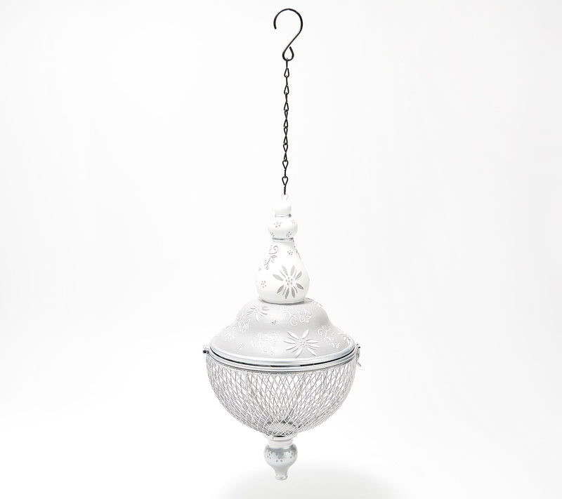 Temp-tations Outdoor Centertaining 12" Resin/Metal Bird Feeder — View 5