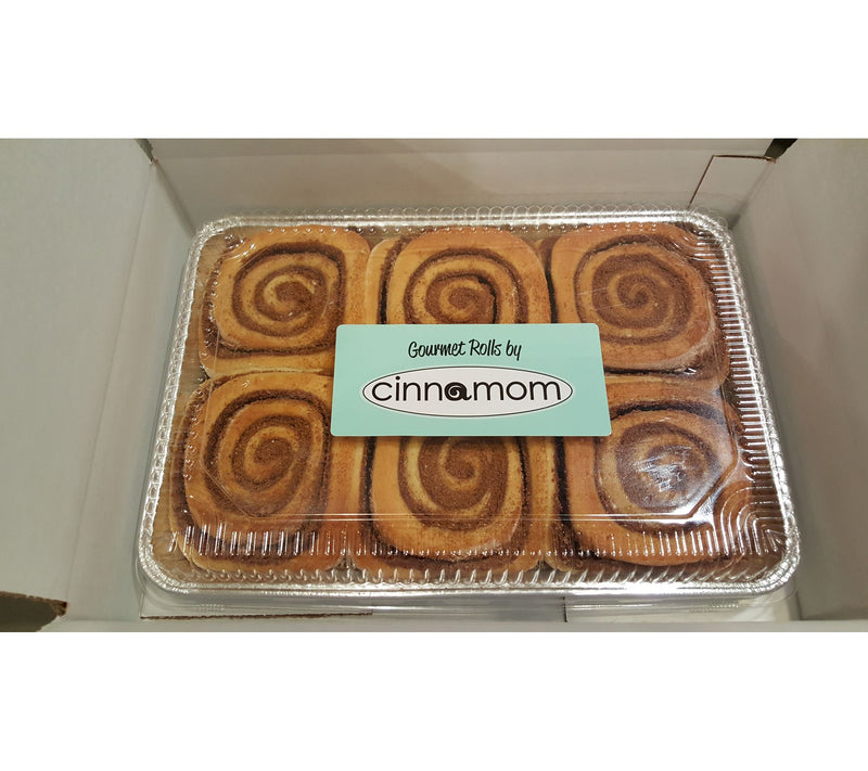 CinnaMom Bakery (6) Individual Jumbo Traditional Glaze Rolls — View 2