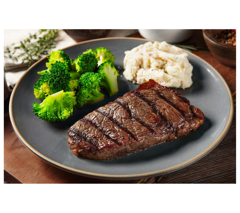 Rastelli's (6) 10 oz Grass-Fed Black Angus NY S trip Steaks — Main view