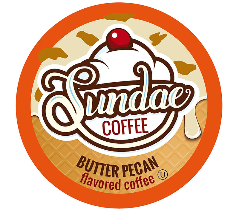 Sundae Coffee 48-Count Butter Pecan Flavored Coffee Pods — Main view
