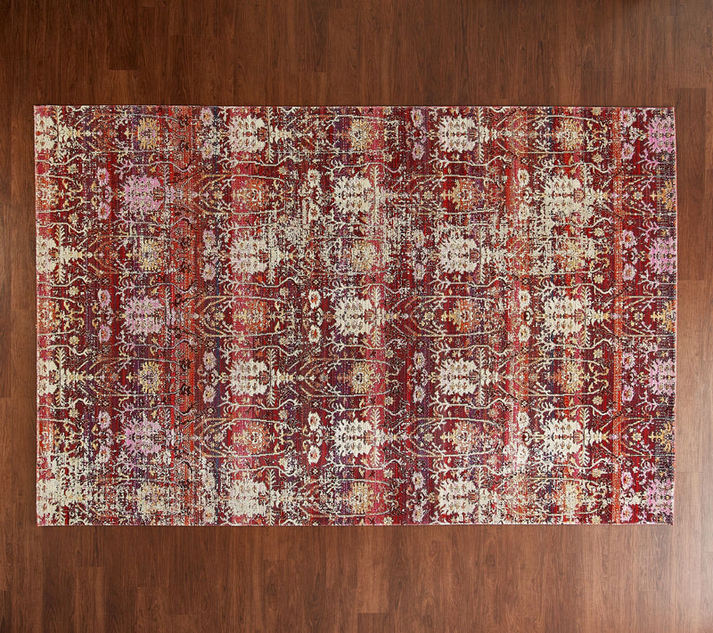 Barbara King 6'6" x 10' Indoor/Outdoor Vintage-Style Boho Rug — View 11