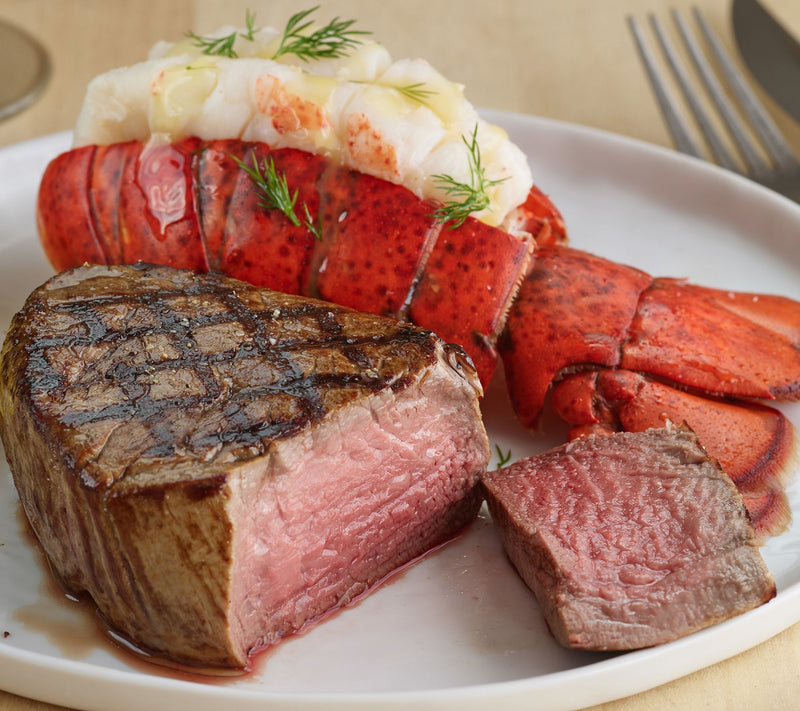 Kansas City (2) 6oz Filet Mignon & (2) 5oz MainLobster Tails — Main view