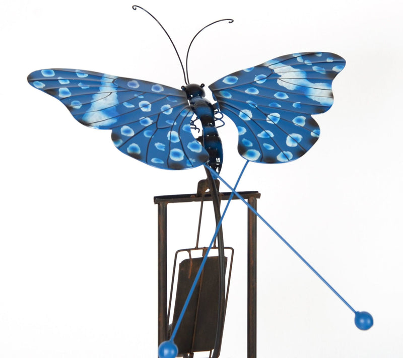 Marigold Flying Butterfly Balancer with Metal Stake — View 3