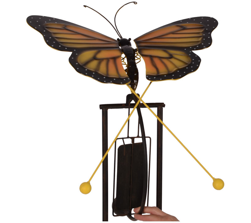 Marigold Flying Butterfly Balancer with Metal Stake — View 2