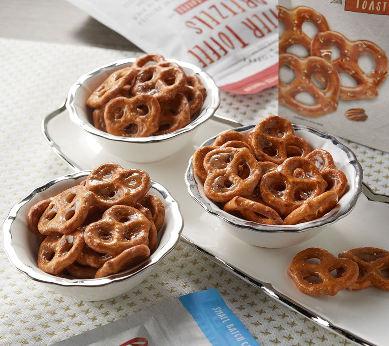 Everton Toffee (5) 4oz Bags Original Recipe Butter Toffee Pretzels — Main view