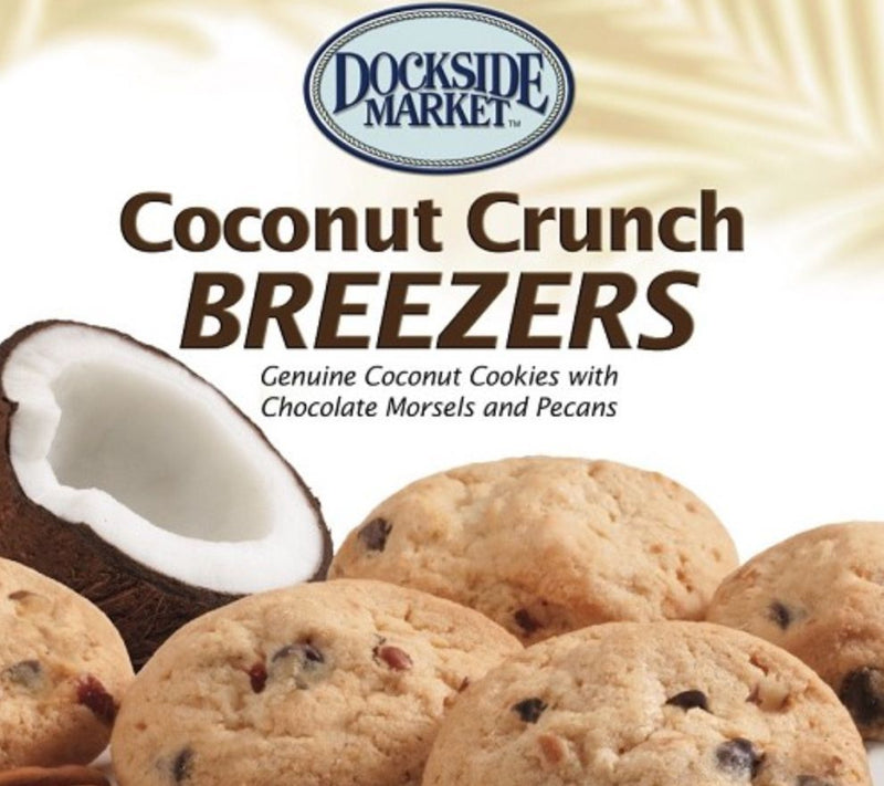Dockside Market (3) 5-oz Boxes of Coconut Crunch Cookies — Main view