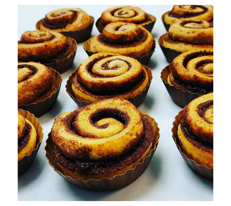 CinnaMom Bakery (12) Individual Raspberry Variey Rolls — View 2