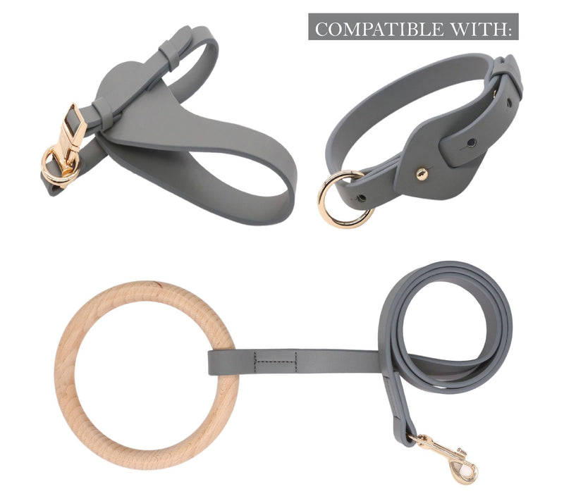 Pet Life 'Ever-Craft' Boutique Series Leather DHarness — View 10