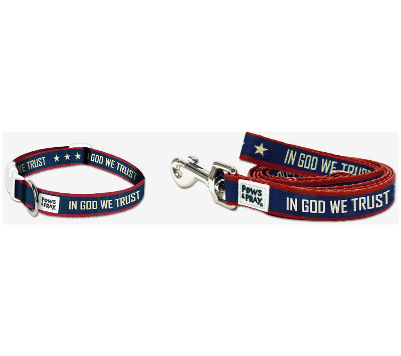 Paws & Pray Pet Collar and Leash Bundle - SM/MD — View 5