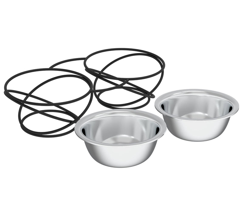 Pet Adobe Elevated 40-oz Food and Water Bowls Set of 2 — View 4
