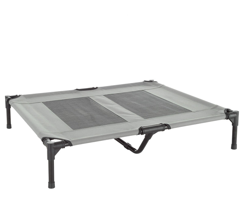 Pet Adobe Indoor/Outdoor Elevated Pet Bed 36" x 29.75"- Gray — View 3