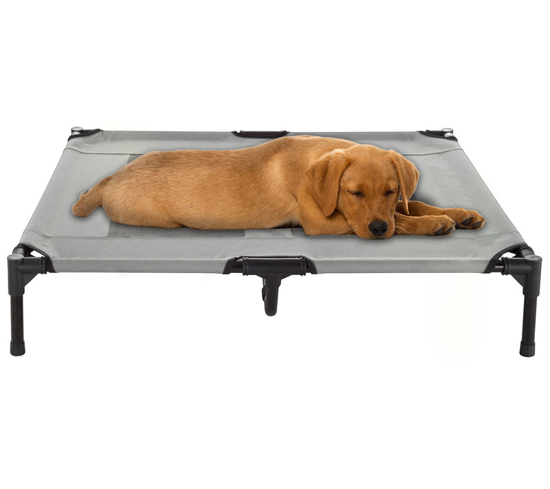 Pet Adobe Indoor/Outdoor Elevated Pet Bed 36" x 29.75"- Gray — View 4
