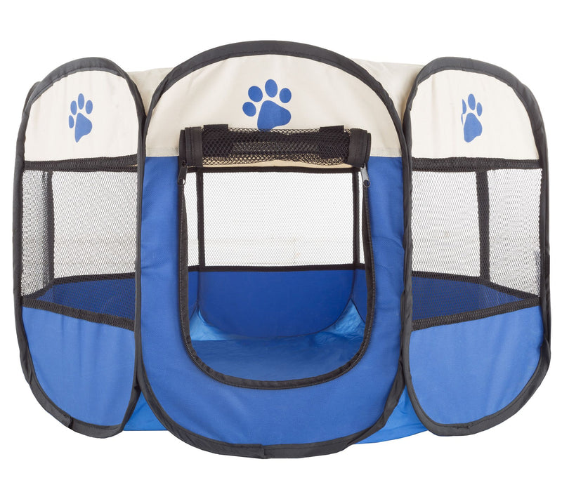 Pet Adobe Portable Pop Up Pet Play Pen w Carry Bag 26.5in — View 4