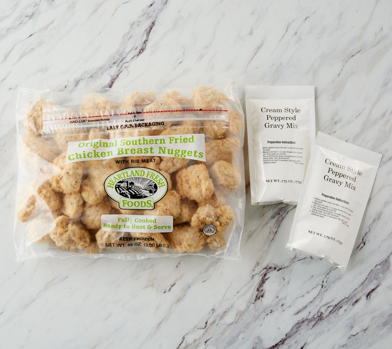 Heartland Fresh 3-lbs Chicken Fried Chicken Nuggets & Gravy — View 2