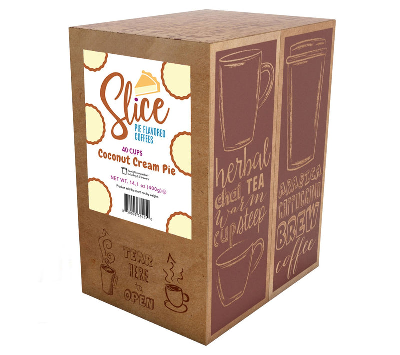 Slice 40-Count Coconut Cream Pie Flavored Coffee Pods — View 3
