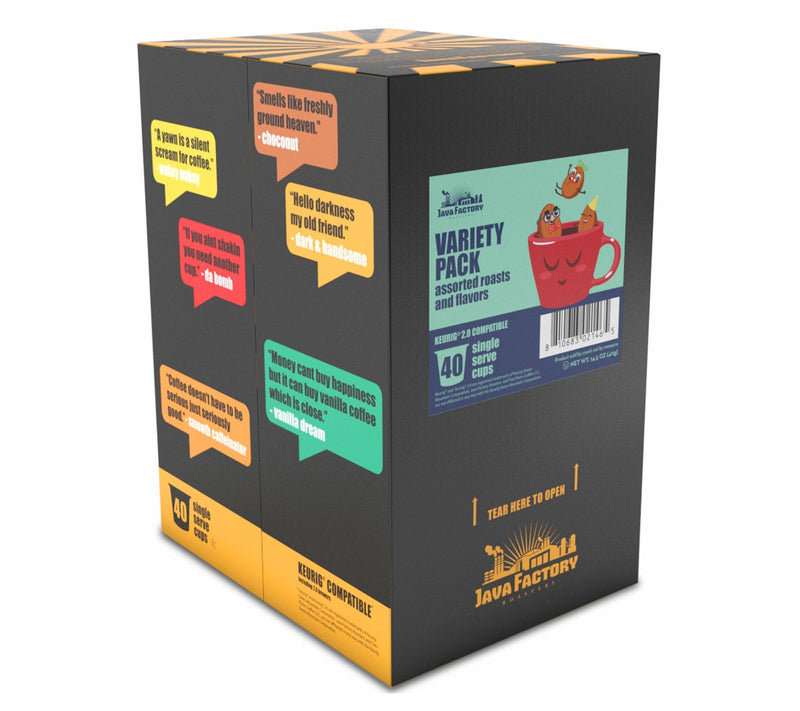 Java Factory 40-Count Variety Pack Coffee Pods — View 2