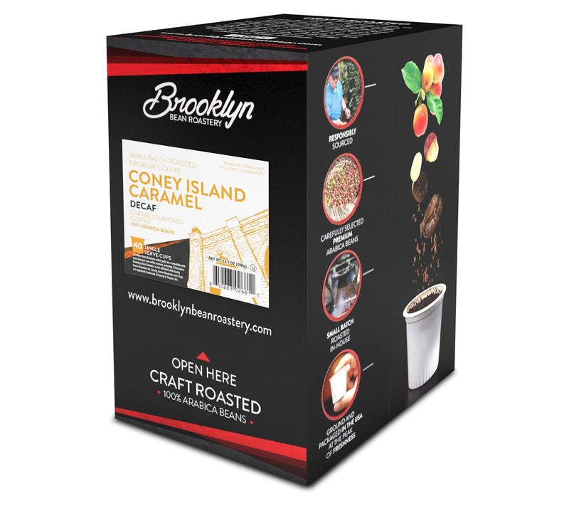 Brooklyn Beans 40-Count Caramel Flavored DecafCoffee Pods — View 2