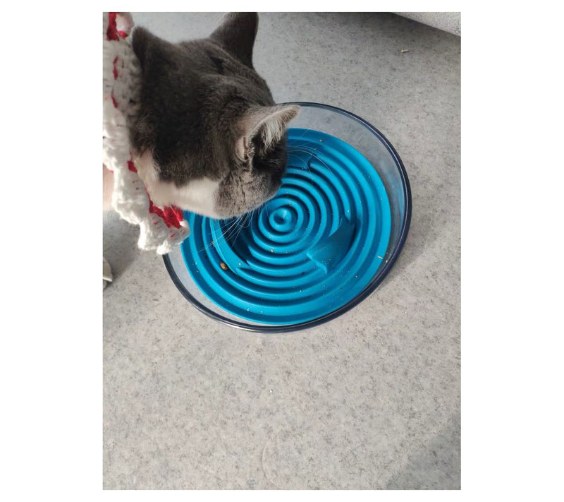 Pet Life 'Cirlicue' Shark Fin-Shaped Slow-Feeding Pet Bowl — View 4