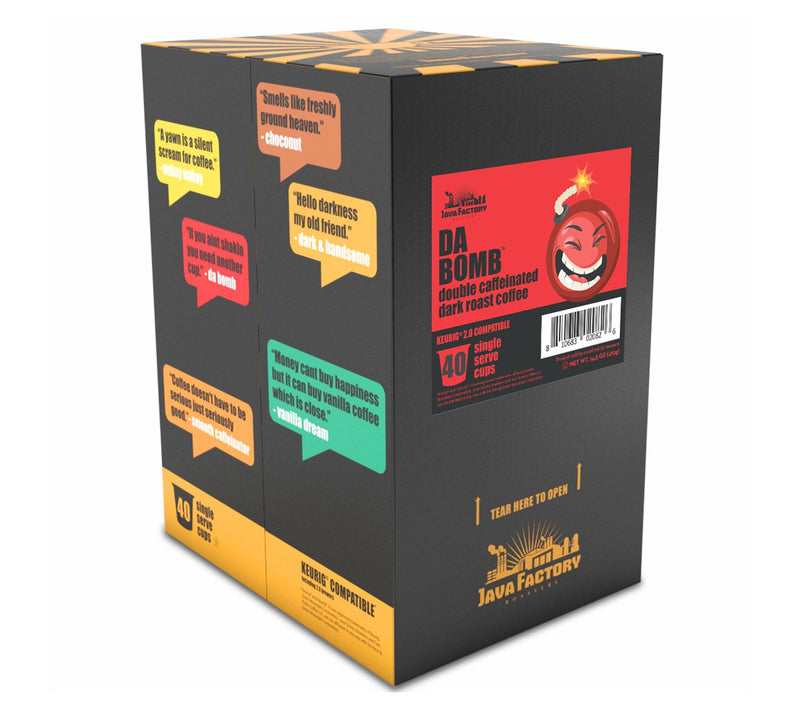 Java Factory 40-Count Da Bomb Extra Bold DoubleCaffeinated — View 2
