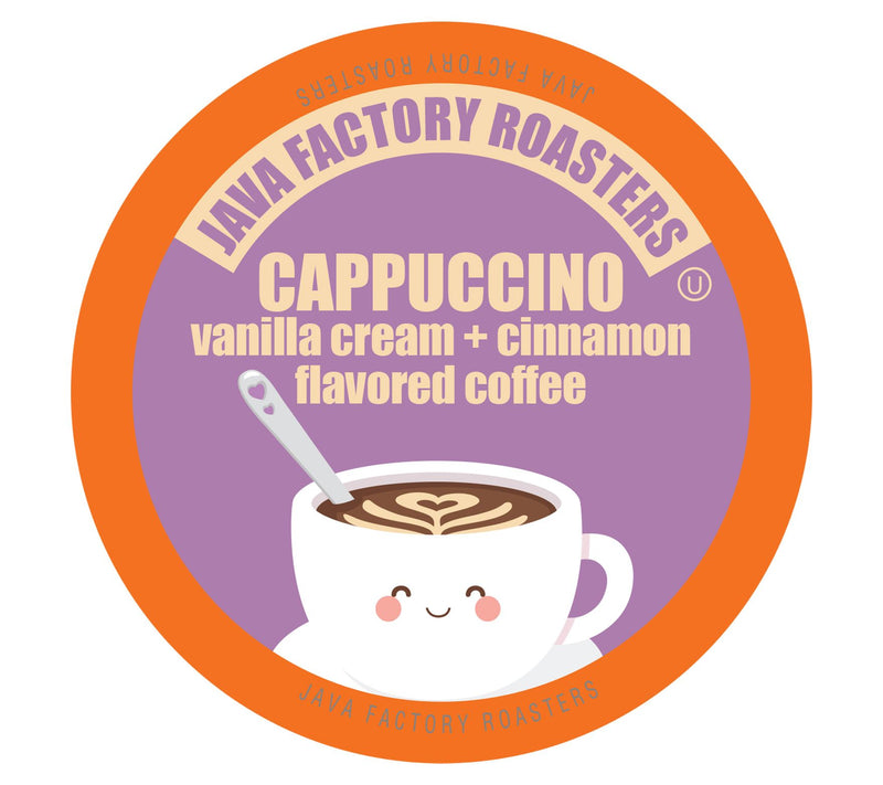 Java Factory 80-Count Cappuccino Flavored Coffee Pods — Main view