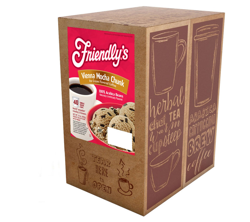 Friendly's 40-Count Vienna Mocha Chunk FlavoredCoffee Pods — View 2
