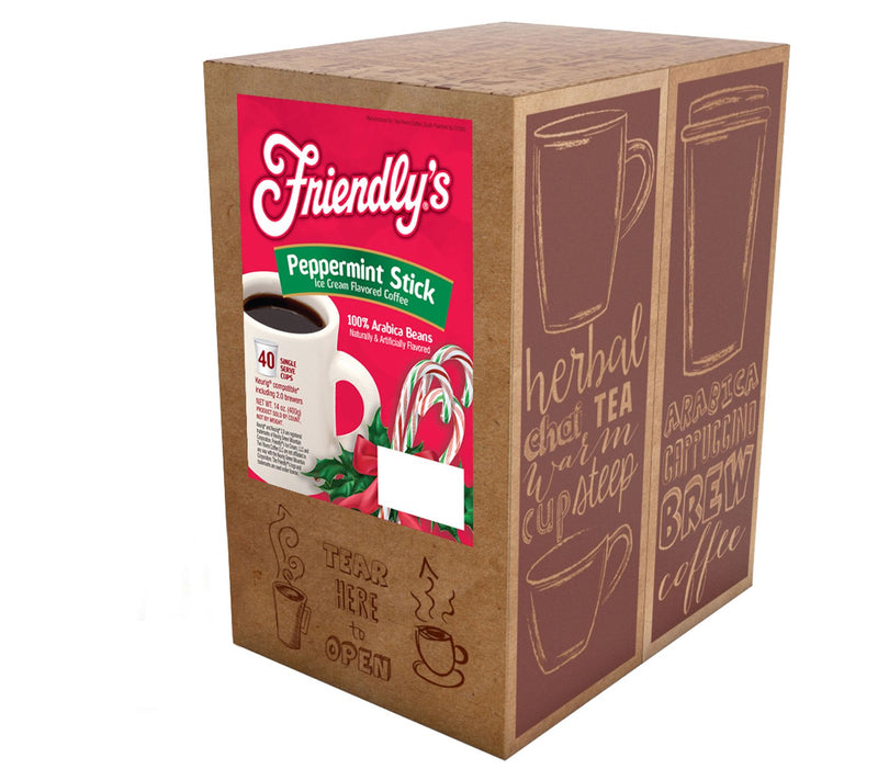 Friendly's 40-Count Peppermint Stick Flavored Coffee Pods — View 2