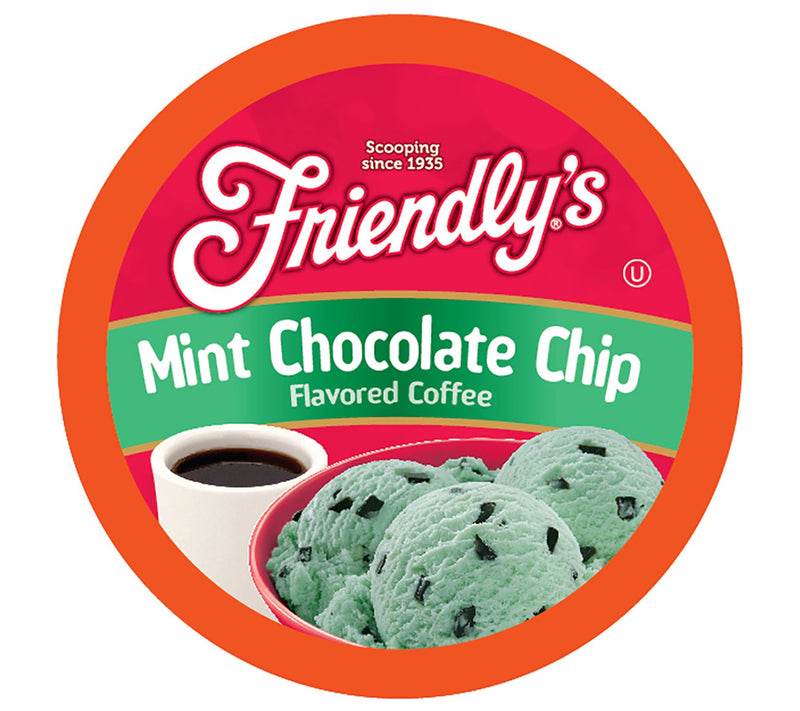 Friendly's 40-Count Mint Chocolate Chip Flavored Coffee Pods — Main view