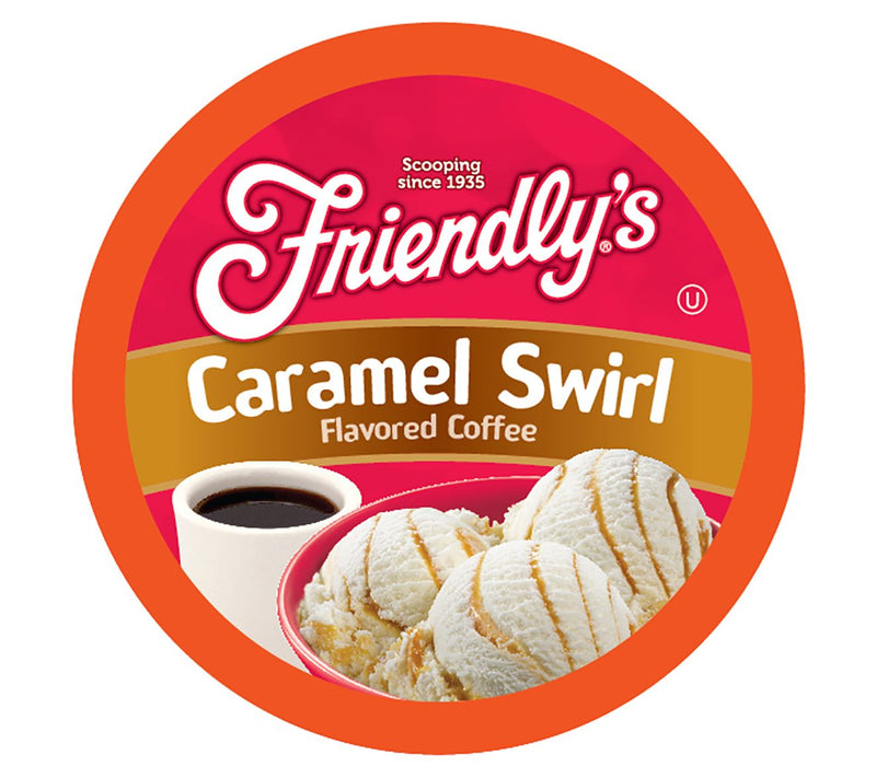 Friendly's 40-Count Caramel Swirl Flavored Coffee Pods — Main view