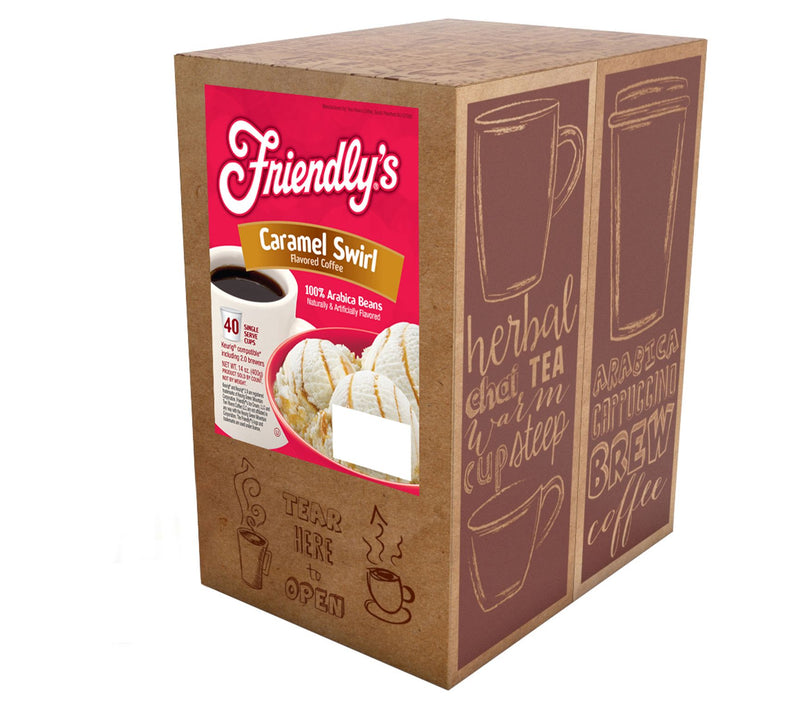 Friendly's 40-Count Caramel Swirl Flavored Coffee Pods — View 2