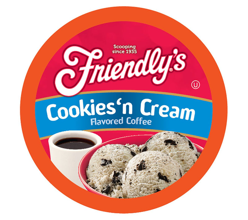 Friendly's 40-Count Cookies & Cream Flavored Coffee Pods — Main view