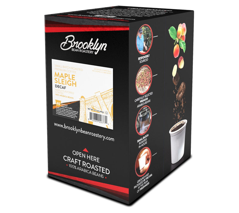 Brooklyn Beans 40-Count Maple Sleigh Decaf Coffee Pods — View 2