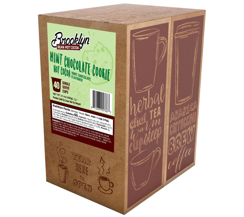 Brooklyn Beans 40-Count Mint Chocolate Cookie Hot Cocoa Pods — Main view