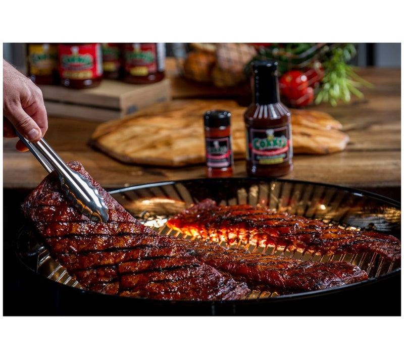 Corky's BBQ (10) 2-lb Ribs with BBQ Sauce and Seasoning — View 4