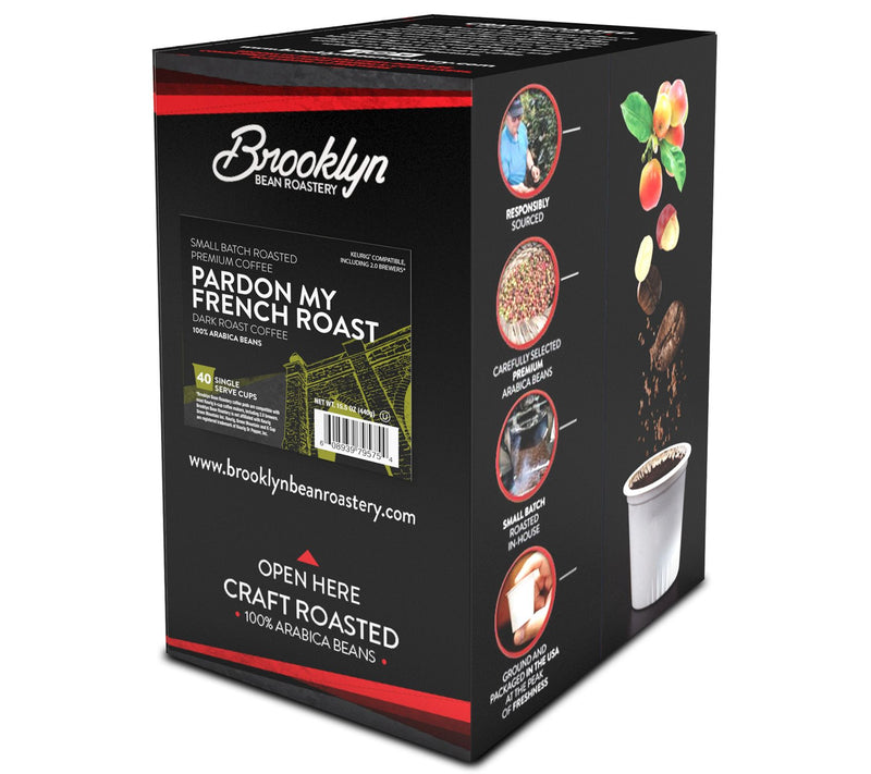 Brooklyn Beans 40-Count Pardon My French RoastCoffee Pods — View 2