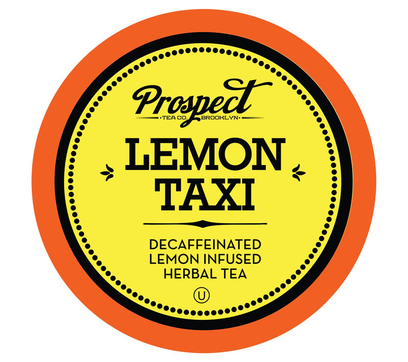 Prospect Tea Co. 40-Count Decaffeinated Lemon Taxi Tea Pods — Main view