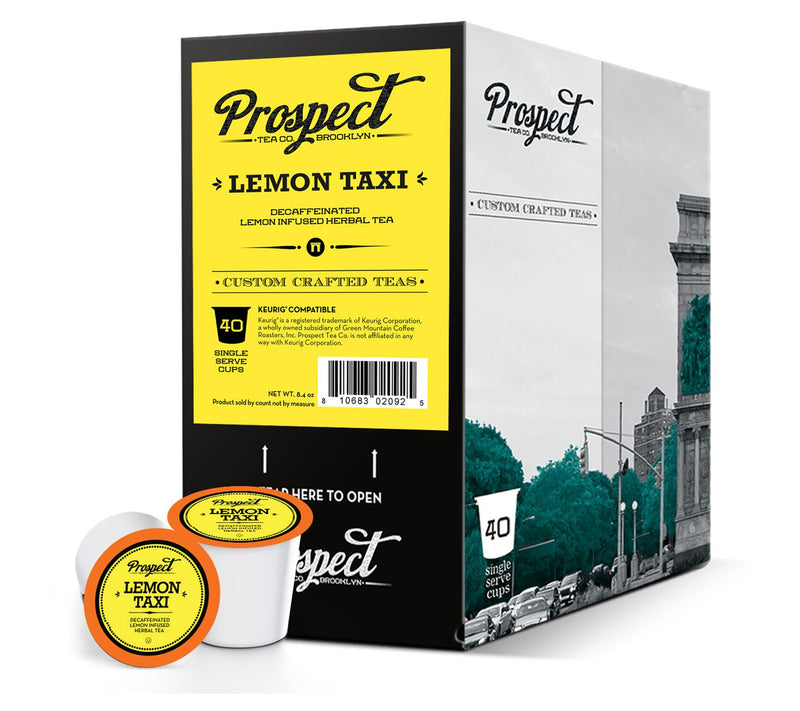 Prospect Tea Co. 40-Count Decaffeinated Lemon Taxi Tea Pods — View 2