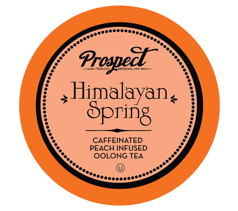 Prospect Tea Co. 40-Count Spring Peach InfusedOolong Tea Pods — Main view