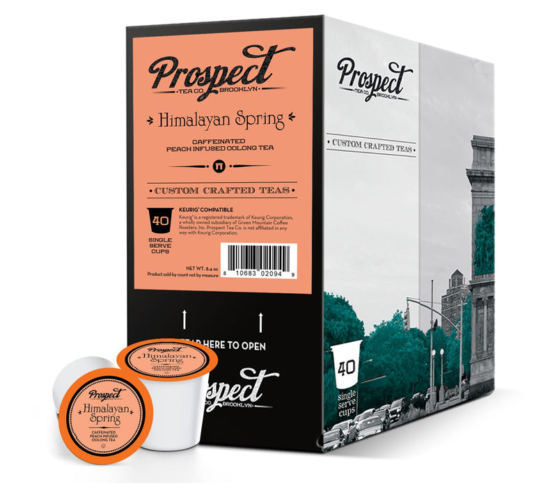 Prospect Tea Co. 40-Count Spring Peach InfusedOolong Tea Pods — View 2