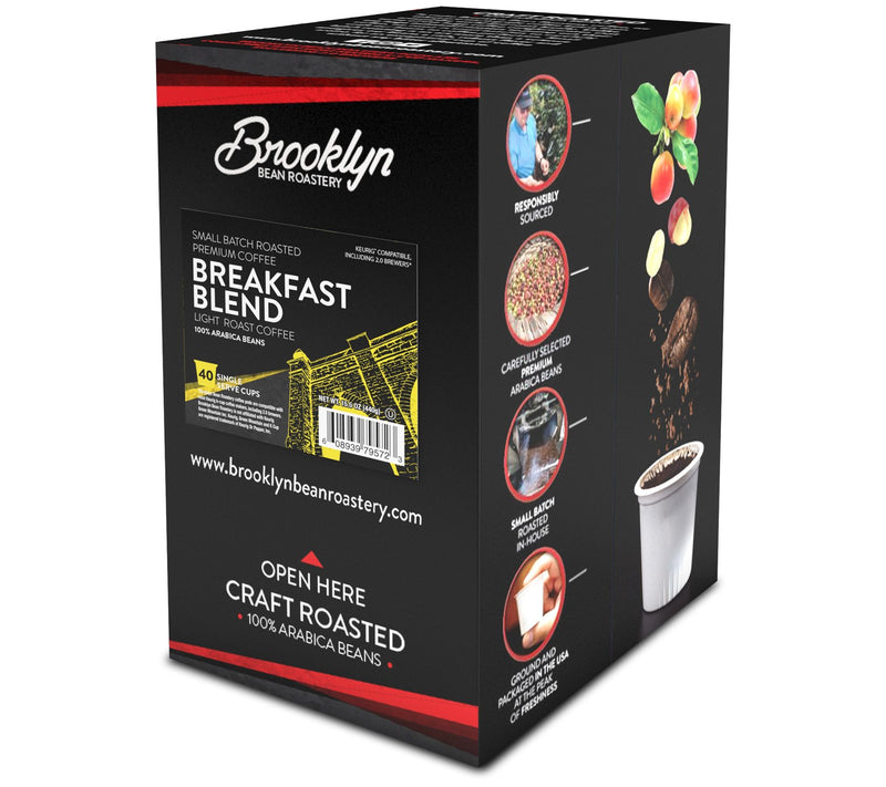 Brooklyn Beans 40-Count Breakfast Blend CoffeePods — View 2