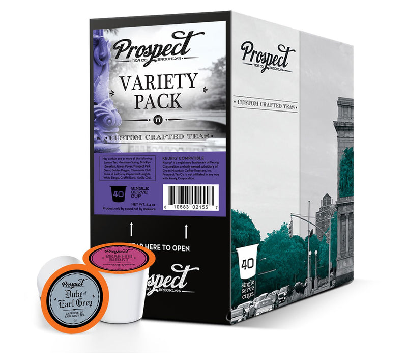 Prospect Tea Company 40-Ct Caffeinated VanillaChai Tea Pods — View 2