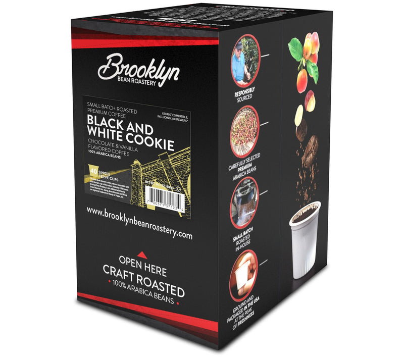 Brooklyn Beans 40-Count Black & White Cookie Coffee Pods — View 2