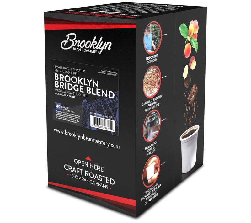 Brooklyn Beans 40-Count Brooklyn Bridge Blend Coffee Pods — View 2