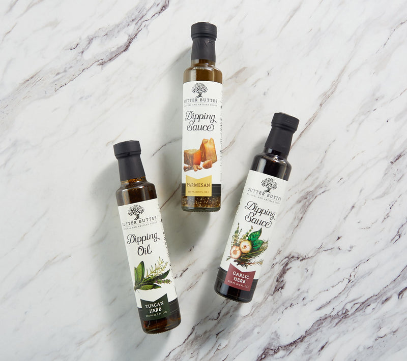 Sutter Buttes (3) 250ML Gourmet Dipping Oils — View 2