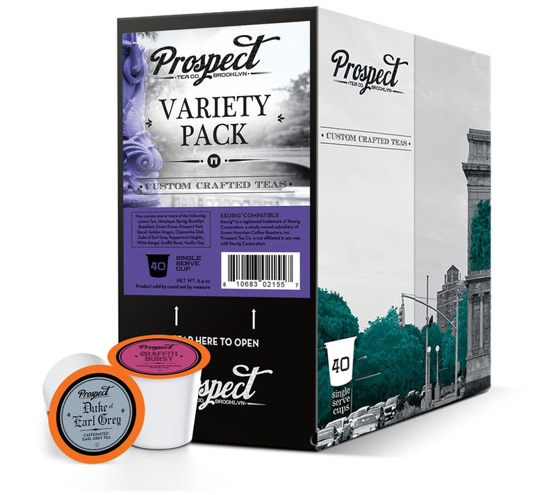Prospect Tea Company 40-Count Assorted VarietyPack Tea Pods — Main view
